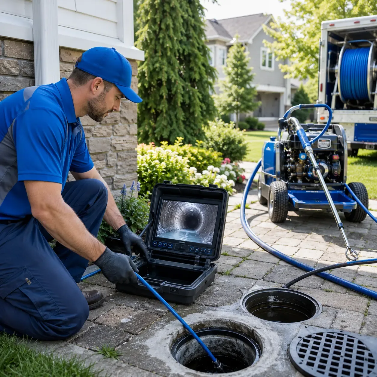 Outdoor drain cleaning professionals serving Richmond, VT